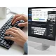 A computer screen with a free typing course interface