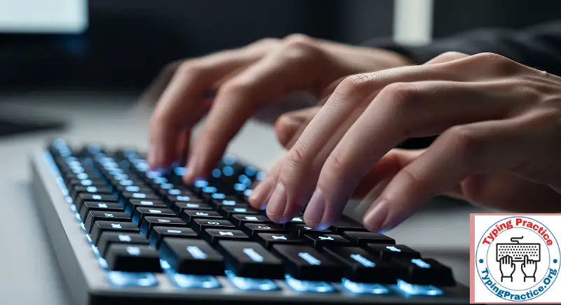 typing challenge on awkward words
