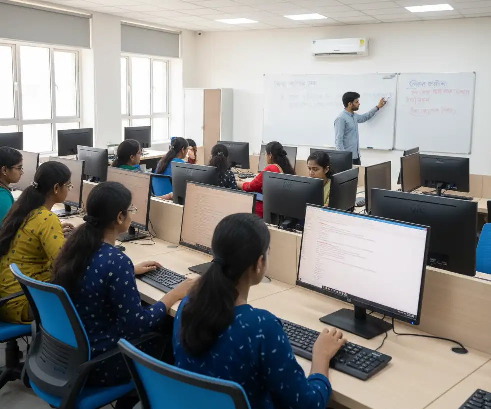 bengali words with vowel sign are the typing task in the day 20 lesson.