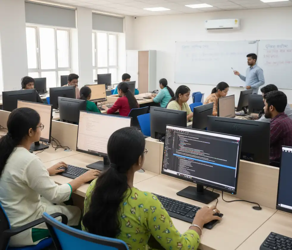 bengali words maked with vowel sign typing drill