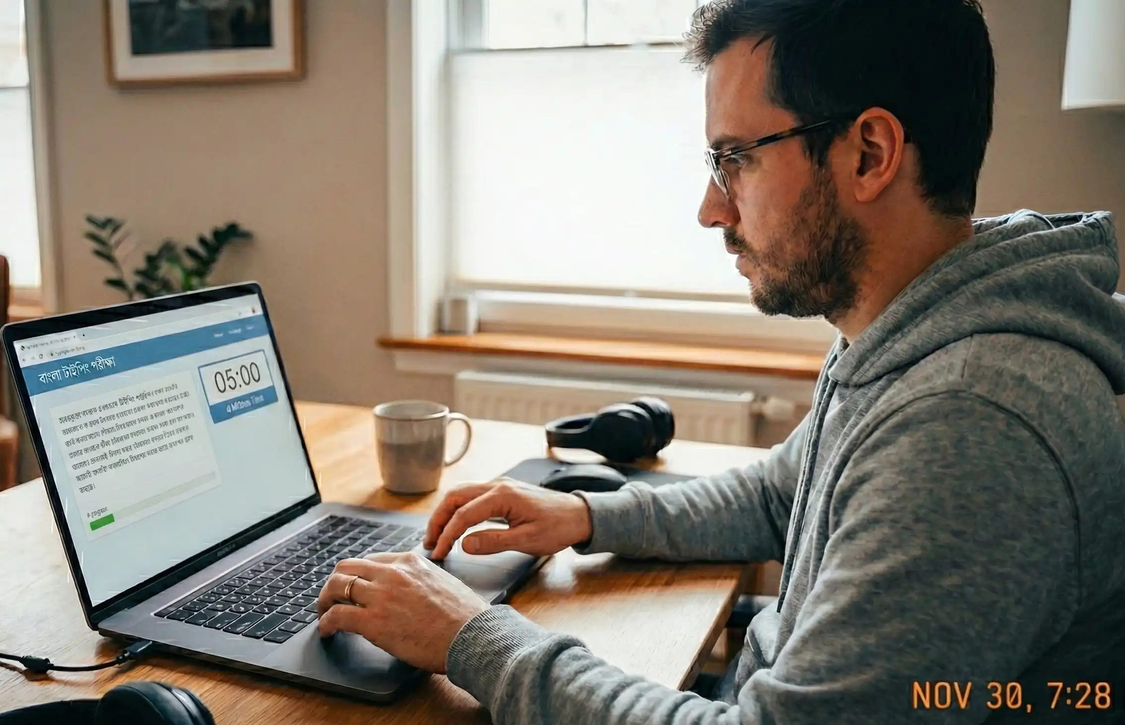 Five Minutes bengali typing test