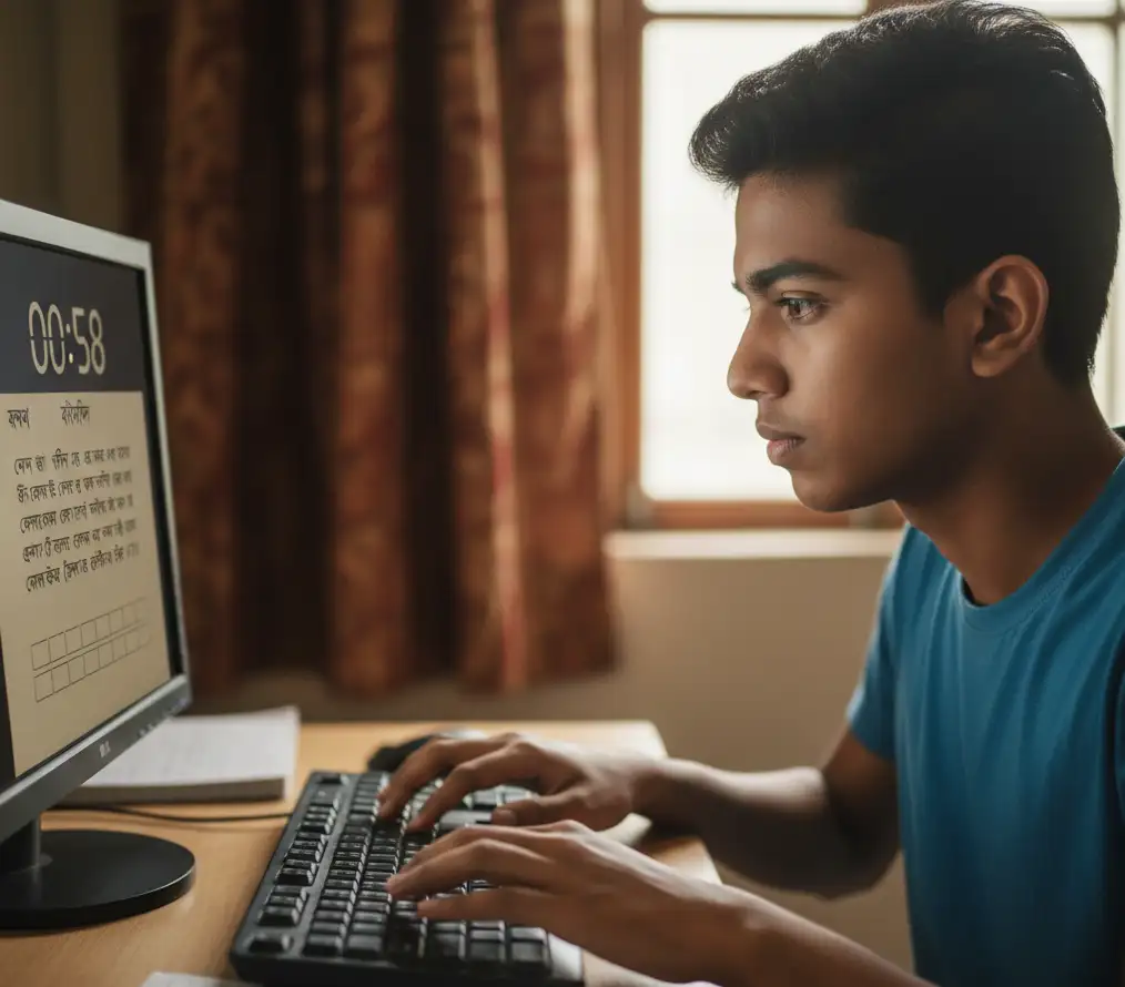 one minute bengali typing test
